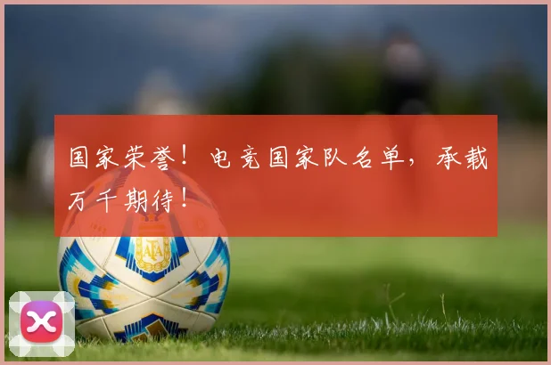 国家荣誉！电竞国家队名单，承载万千期待！